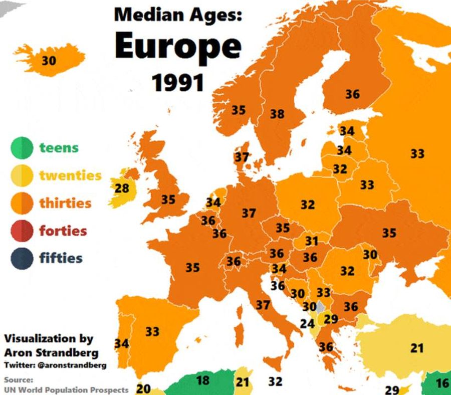 Население стран европы 2023. Средний Возраст карта. Средний Возраст в Европе. Медианный Возраст карта. Медианный Возраст стран мира.