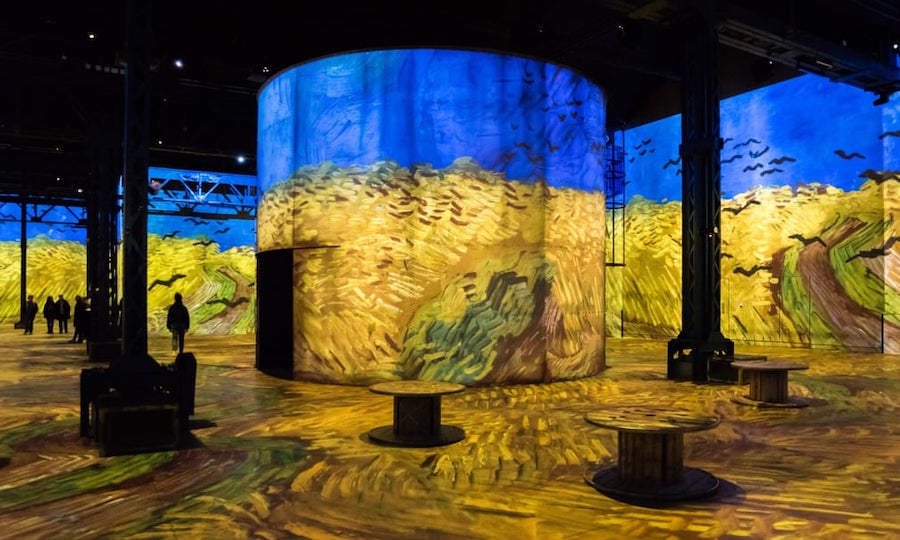 Niesamowita wystawa Van Gogha w paryskim Atelier des Lumières F5